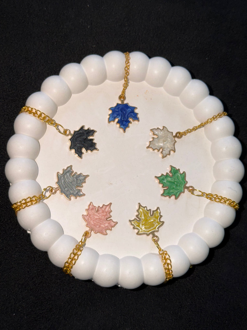 Natural Crystal Tree Charm Necklace Set