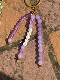 Beaded Phone & ID Lanyard Strap with Crystal Accents