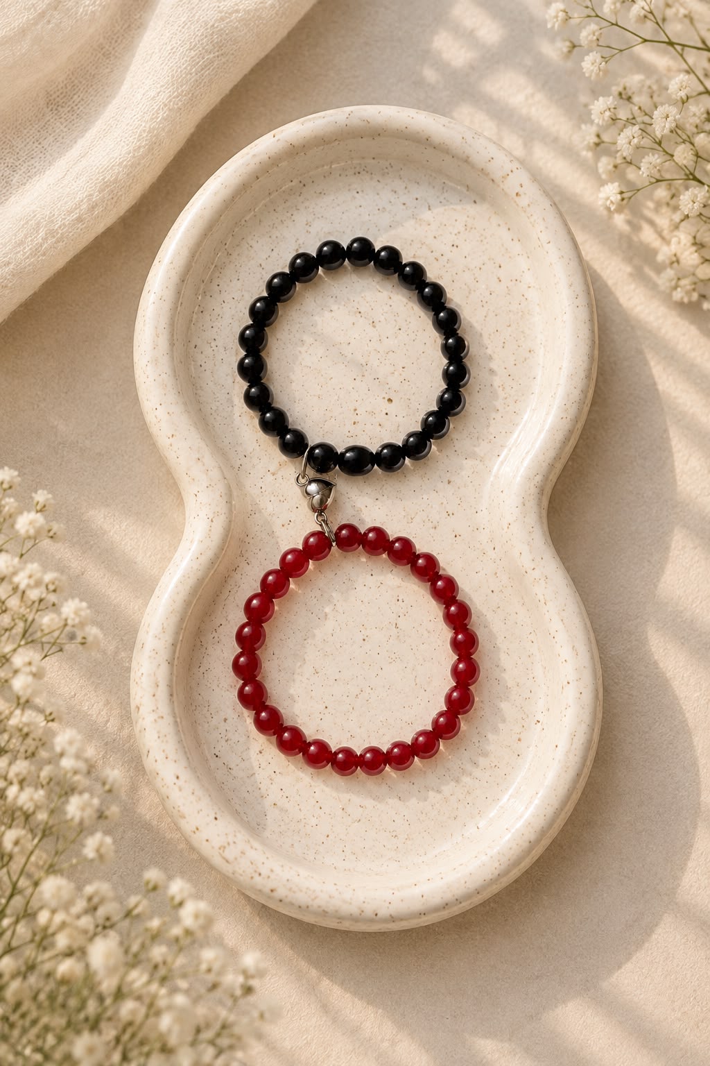 Bonded Heart Couple & Best Friend Bracelets